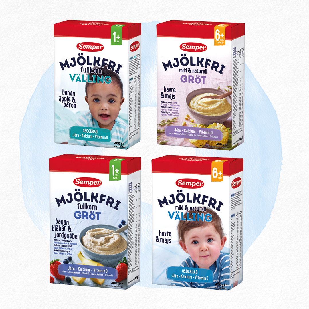 Milkfree porridge and gruel