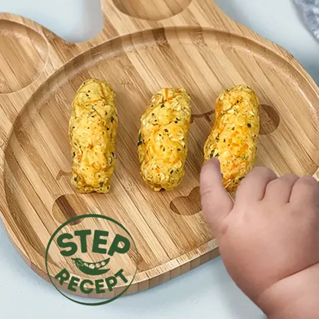 Banner step porridge sticks hand