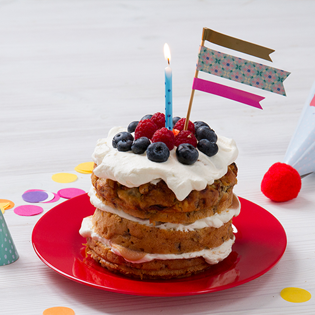 Sugar-free birthday cake