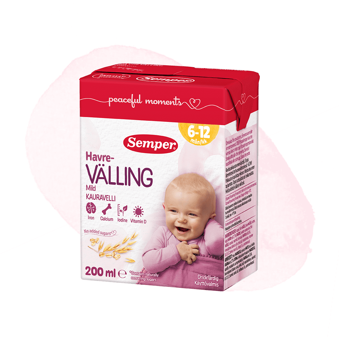 Drickfärdig havrevälling mild 6m