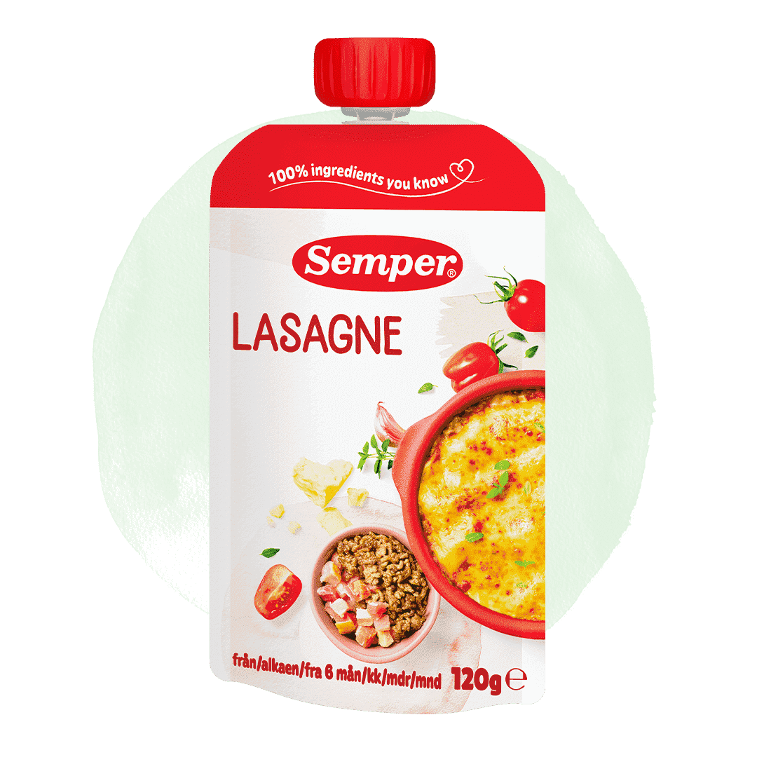 Lasagne i klämpåse