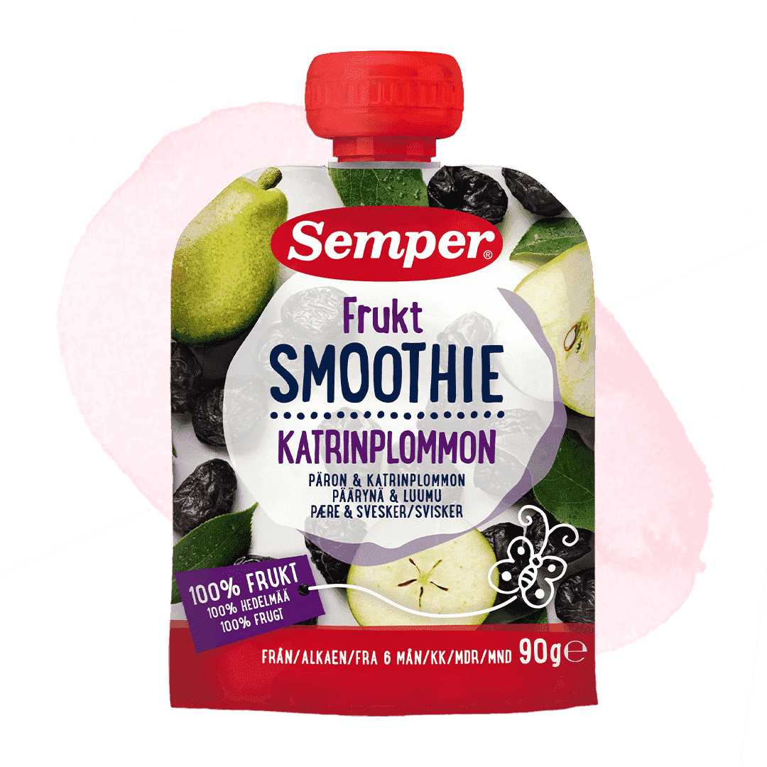 Fruktsmoothie Katrinplommon & Päron