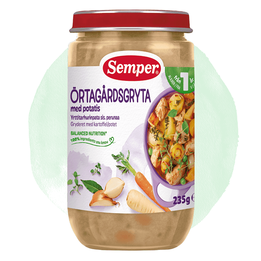 Örtagårdsgryta med potatis 12m