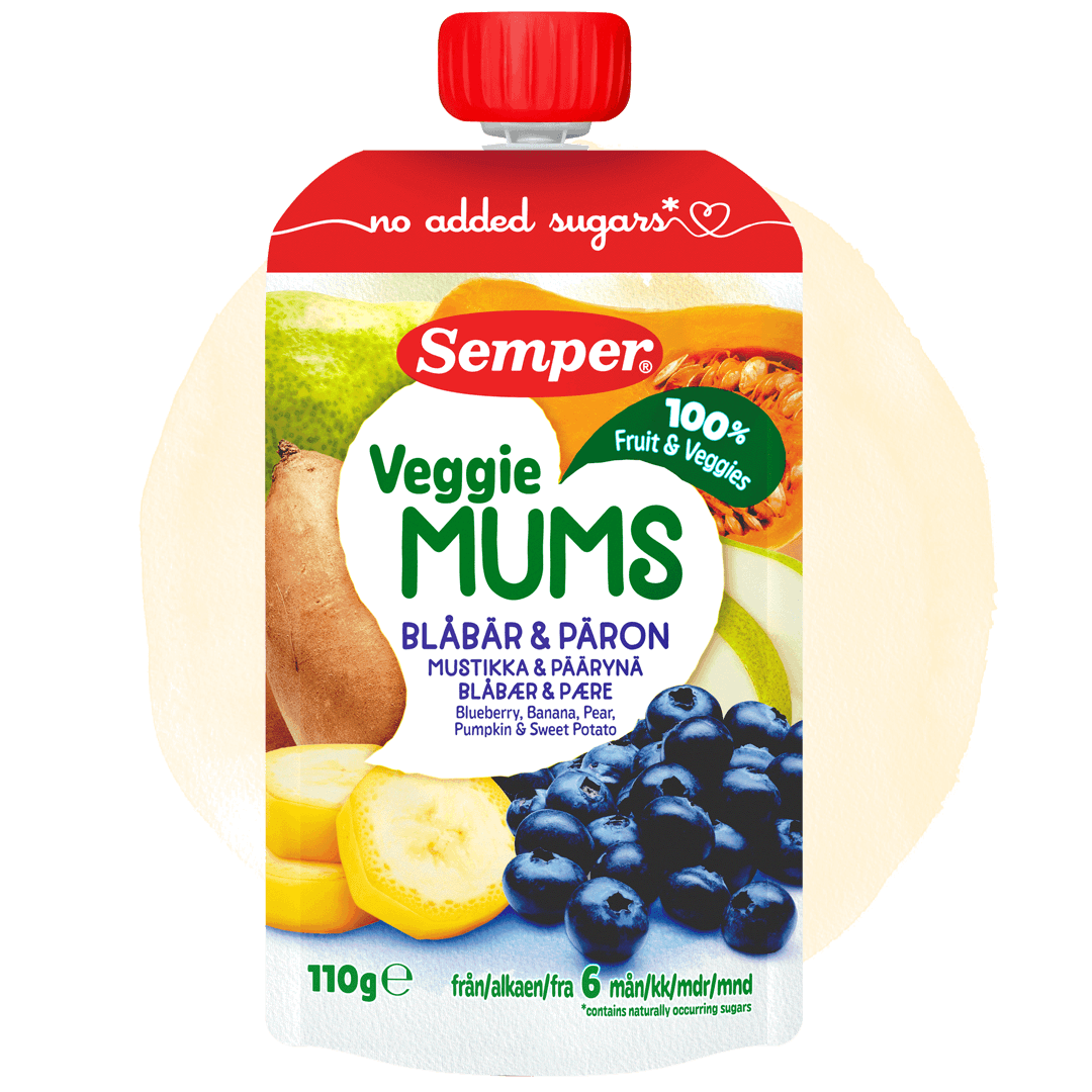 Frukt & veggiemums blåbär & päron