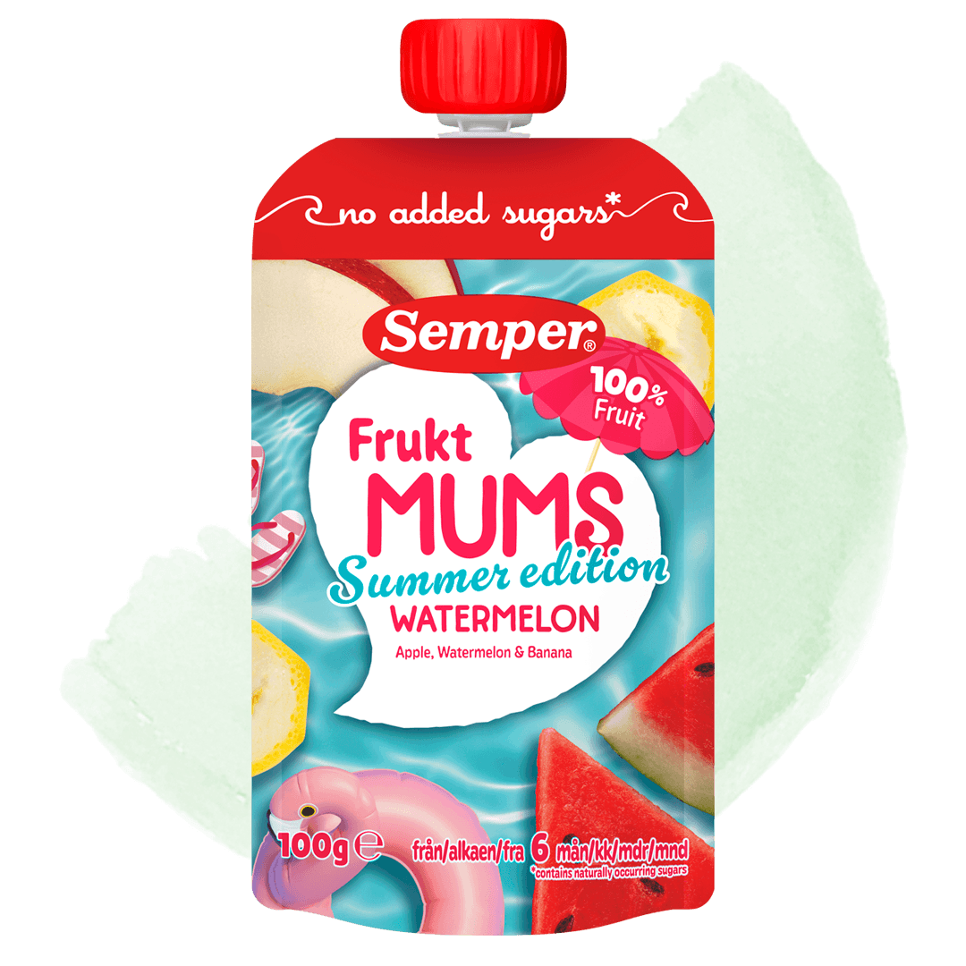 Fruktmums Summer Edition Watermelon från Semper Barnmat