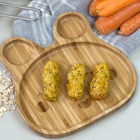 Grötpinnar med grönsaker