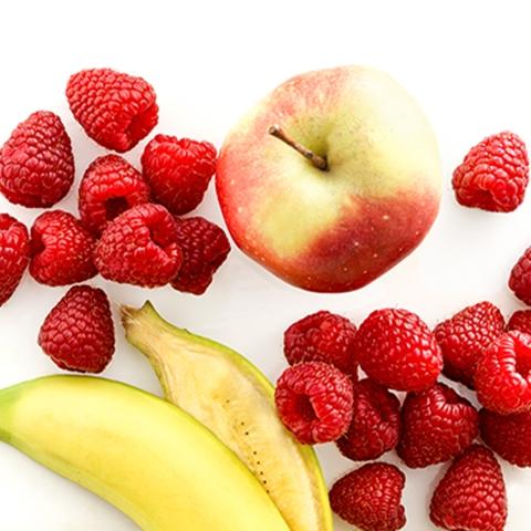 Fruktpuré äpple/hallon