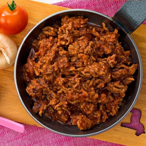 Pastastjärnor i köttfärssås