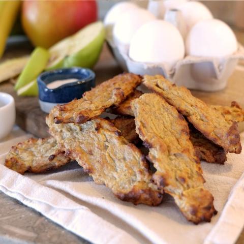 Grötpinnar – äpple & kardemumma